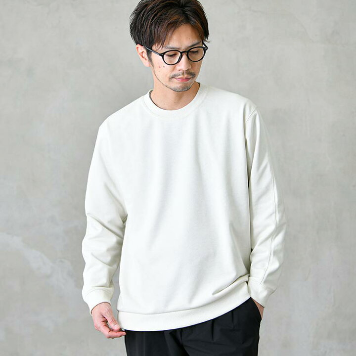 楽天市場 カットソー メンズ リキッドカットソー 無地 秋服 冬服 長袖 Tシャツ トップス ロンt スウェット トレーナー Tt1756 全4色xs Xl Dcollection