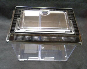 多目的飼育! 移動可能 仕切り板付き飼育ケース(S小型)×12個セット