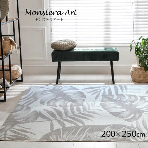 sXeA[g Monstera Art 200×250cmtXe[t@ECgO@O[/x[W@xM[@̃ANZgƂĂœK