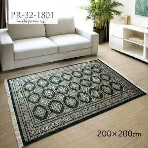 �p�L�X�^���j�ʃ��O�sPR32-1801 200×200cm �O���[���F�t�W�����_����D���j�� �E�[��100% �M�t�g�Ή�