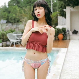 水着 レディース 体型カバー ビキニ タンキニ セット ラッシュガード フィットネス マタニティ bikini 大きいサイズ オトナ女子 大人 ママ水着 韓国 シンプル フィットネス水着 ぽっちゃり カバーアップ おしゃれ セパレート 体系カバー 20代 30代 40代 50代 60代