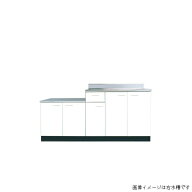 【10月はエントリーでP5倍】 ドルフィン キッチン Bシリーズ ガス台付き流し台 間口170cm 奥行46cm 1700 …