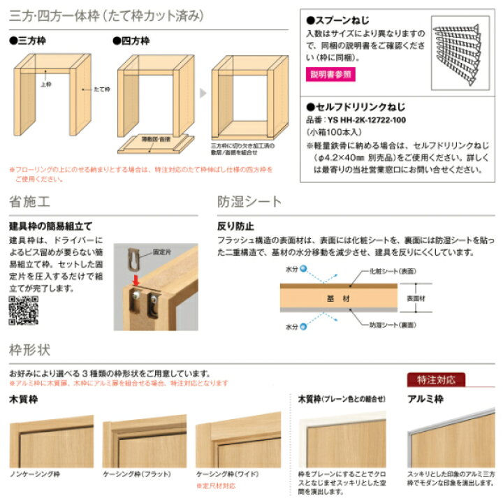 楽天市場 10月はエントリーで全品p10倍 室内ドア 片開きドア Ykkap ラフォレスタ ケーシング枠 ケーシングセット スタイリッシュ Taデザイン 錠無 錠付 Ykk 建具 扉 リフォーム Diy 法人様は送料無料 リフォームおたすけdiy楽天市場店