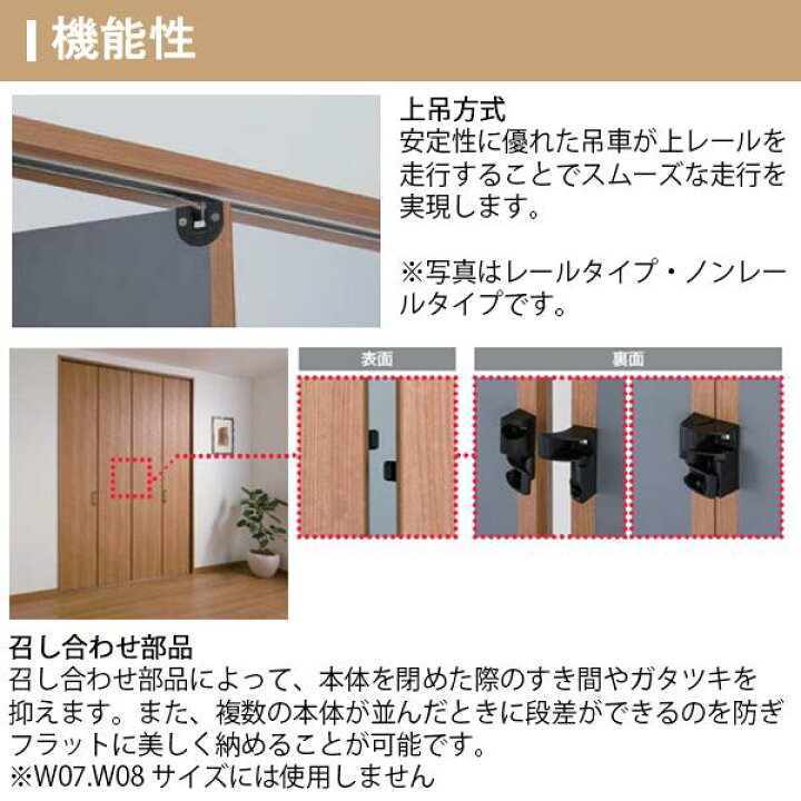楽天市場】LIXIL クローゼット扉 ドア 4枚 折れ戸 ラシッサS レール 