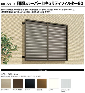 楽天市場 10月はエントリーで全品p10倍 面格子 目隠し 固定 ルーバーセキュリティフィルター80 W900 H7mm Lixil Tostem リクシル Smtb K Kb 窓 防犯 Diy アルミサッシ アルミ面格子 樹脂 通気 採光 リフォームおたすけdiy楽天
