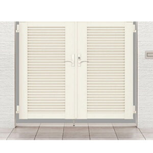 開き門扉AB YM1型 両開き 埋込使用 呼称10-14 扉寸法W2000(1000+1000)×H1400mm リクシル LIXIL 開き門扉 おしゃれ シンプル リフォーム