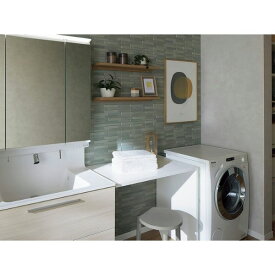 洗面台 LIXIL/INAX Crevi クレヴィ 奥行560タイプ ランドリーカウンター 間口W450×D533×H784mm カウンター調整範囲250〜400mm RA-560N(450)/W リフォーム DIY