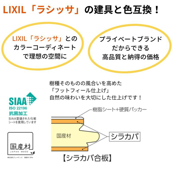 楽天市場】フローリング材 床材 住実eco シラカバフロア LIXIL 