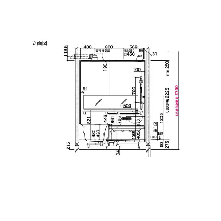 楽天市場 10月はエントリーで全品p10倍 システムバスルーム リクシル アライズ ｋタイプ 1318 メーターモジュール サイズ アクセント張りb面 戸建用システムバス ユニットバス 浴槽 浴室 お風呂 リフォーム リフォームおたすけdiy楽天市場店