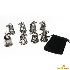 【 ガーディアンベル 】 GUARDIAN BELL お守り バイカー キーホルダー 交通安全 魔除け 袋付き プレゼント 贈り物 おしゃれ 納車記念 かわいい バイク女子 納車 ギフト ハーレー アメリカン ネイキッド SS 【メール便】