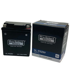 oCN obe[ YZF-R25 PCX (2014 ) /Pro Select Battery GL-PSZ8V(GTZ8V݊)(WF^Cv t[d)y񂹁z