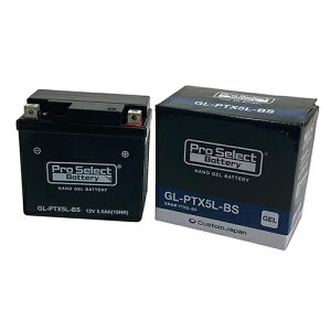 oCN obe[ FTR XyCV[ [h JOG XR AhX /Pro Select Battery GL-PTX5L-BS (YTX5L-BS ݊)(WF^Cv t[d)y񂹁z