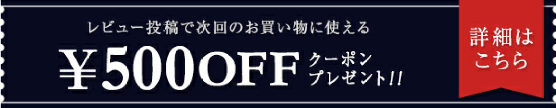 500円OFFクーポンプレゼント
