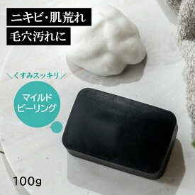 [マラソンクーポン対象]にきびを防ぐ 洗顔石鹸 毛穴 くすみ 泡立てネット付き 洗顔石けん [FAZ 薬用ブライトソープ 100g] 肌荒れ 洗顔 泡 背中ニキビ 角質 角栓 ピーリング ソープ ピーリング石鹸 固形 洗顔料 保湿 敏感肌 さっぱり しっとり お試し メンズ にきび