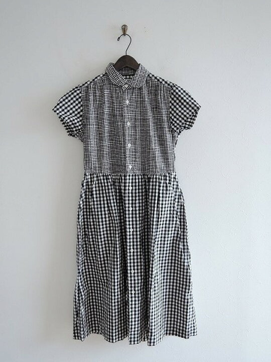 楽天市場 モリカゲシャツ Morikage Shirt Kyoto コットンギャザー切替チェックワンピース S 中古 高価買取中 ブランド古着買取drop