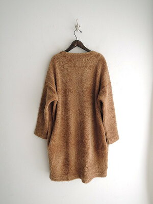 トラバイユマニュエル TRAVAIL MANUEL コットン混ボアコート -【中古】【42I91】
