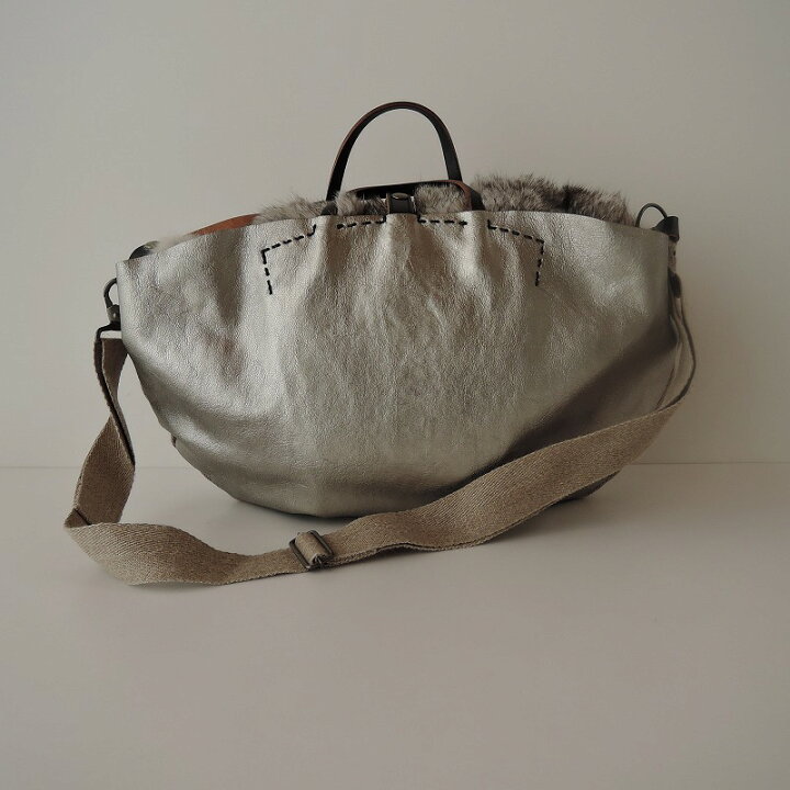 楽天市場】エバゴス ebagos 月ヲ想ウ メタリックレザー2WAYバッグ 