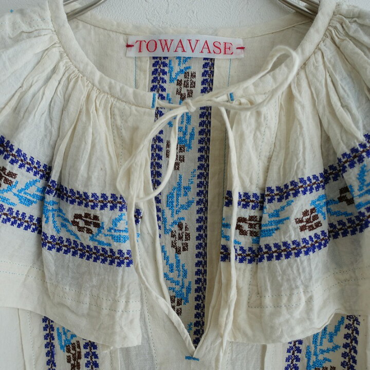 楽天市場】2020/SS/ トワヴァーズ TOWAVASE Antibes blouse -【中古  