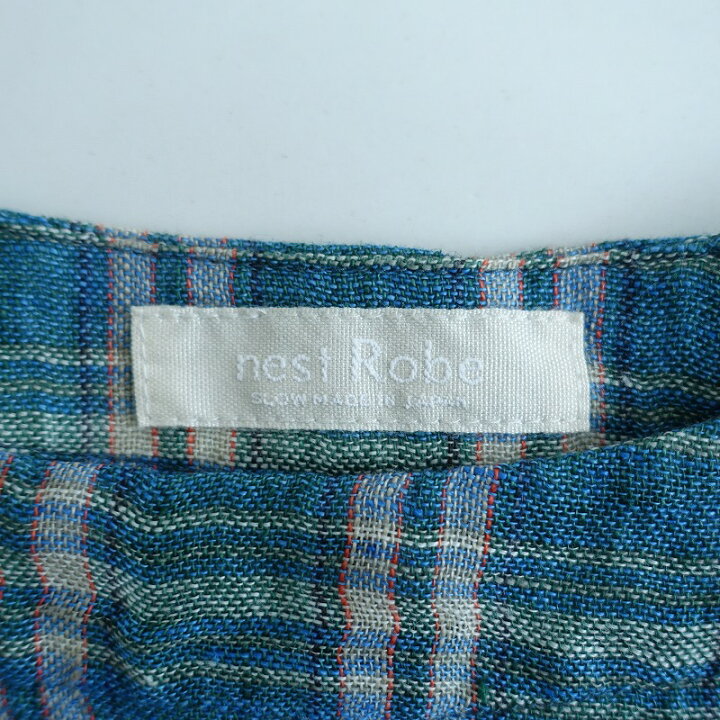 楽天市場】2020/ ネストローブ nest Robe マドラスチェックリネン 
