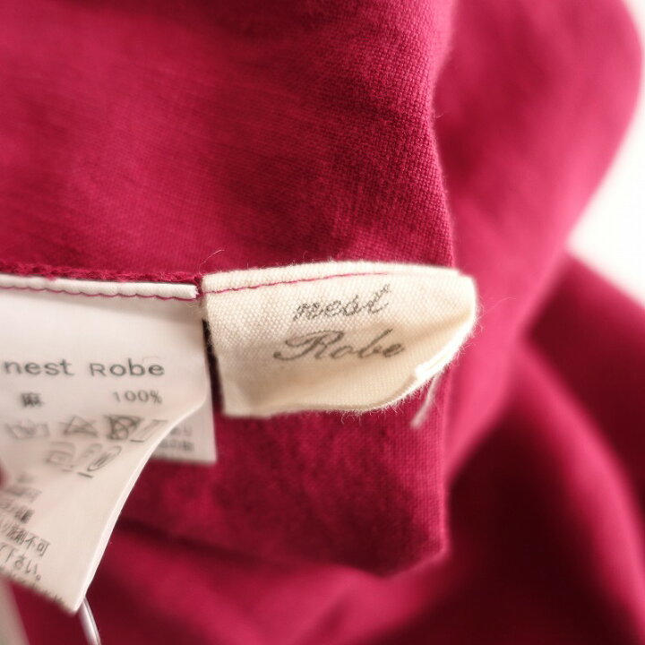 楽天市場】ネストローブ nest Robe リネンシャーリングネック  