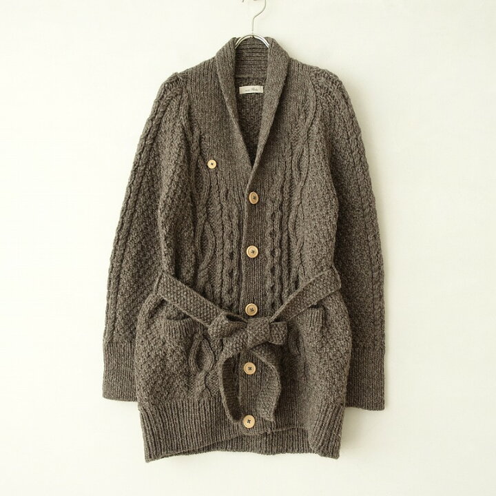 楽天市場】ネストローブ nest Robe ウールアラン編みニット  