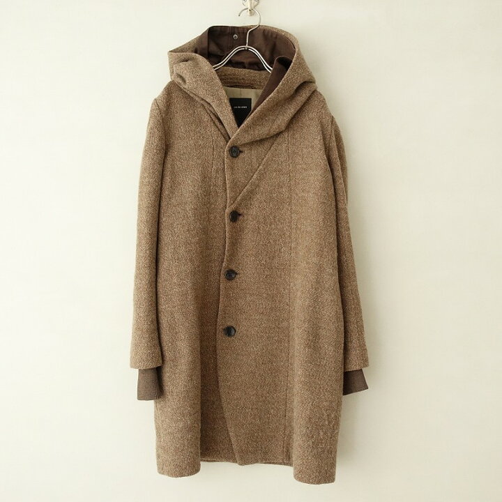 楽天市場】パドカレ pas de calais ウールフードカラーコート 38【中古 