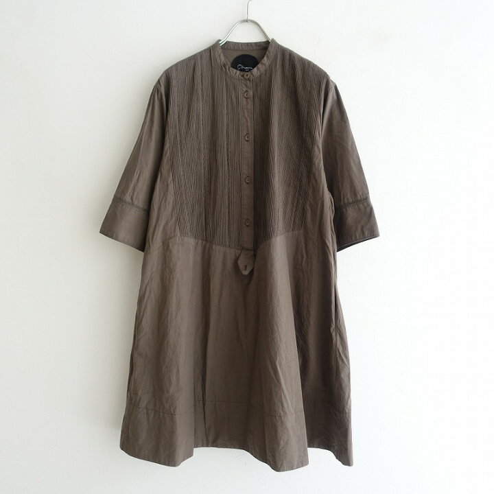 楽天市場】フィータ Pheeta. コットンピンタック七分袖ワンピース 2 