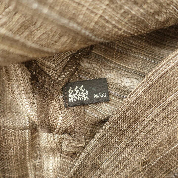 楽天市場】真木 テキスタイル スタジオ MAKI TEXTILE STUDIO 羽織り 