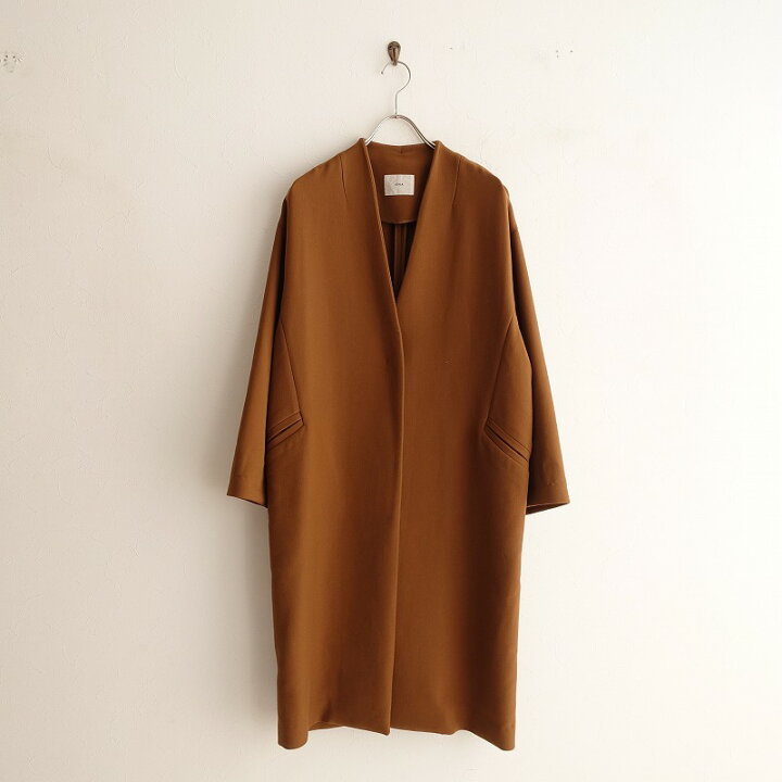 楽天市場】【美品】 イエナ IENA Pe/R接結ノーカラーコート 38【中古 
