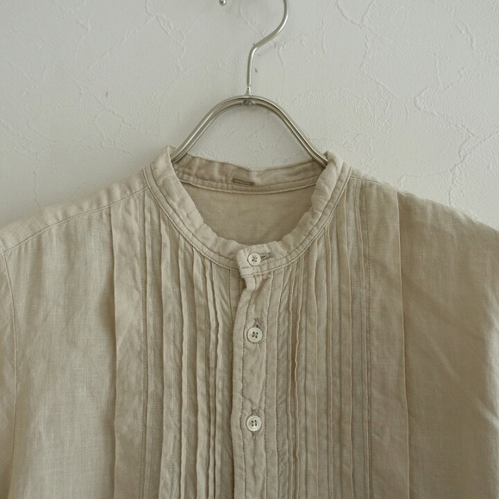 楽天市場】ネストローブ nest Robe リネンランダムタックワンピース F  
