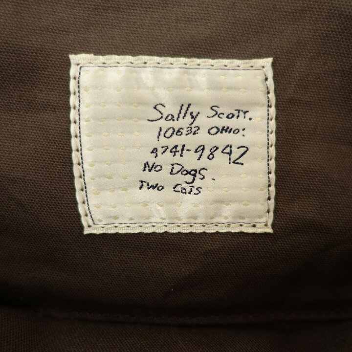 楽天市場】サリースコット Sally Scott 千鳥格子×刺繍 ウッドハンドル  
