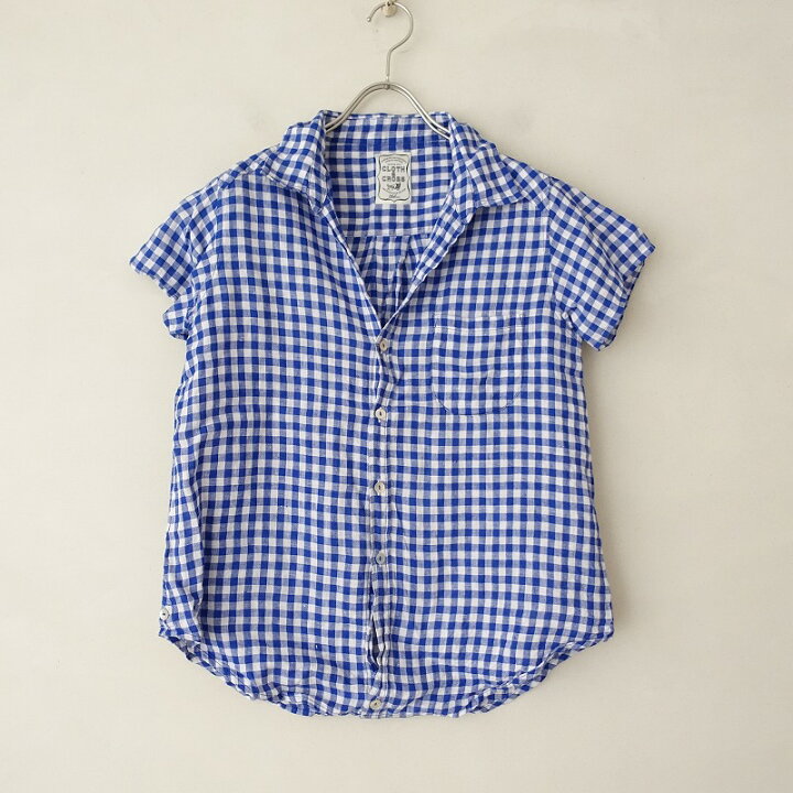 楽天市場】クロス＆クロス Cloth&Cross リネンギンガムチェック半袖 