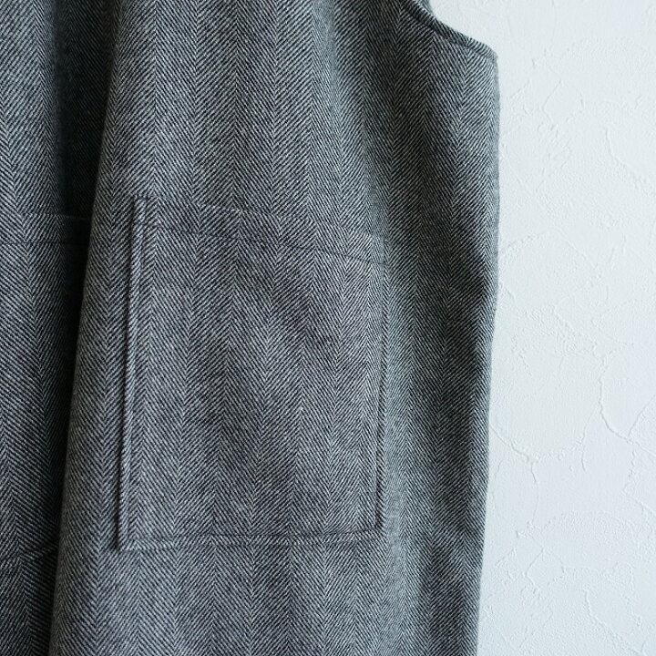 楽天市場】ネストローブ nest Robe ウールヘリンボーンサロペット 