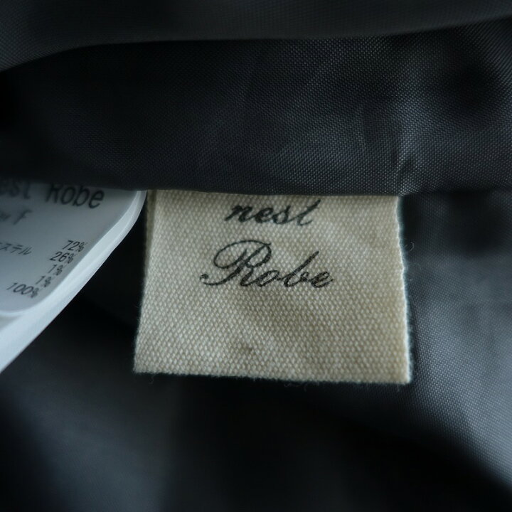 楽天市場】ネストローブ nest Robe ウールヘリンボーンサロペット 