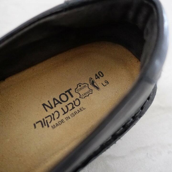 楽天市場】ナオト NAOT PISAC ストラップ付きレザースリッポン 40/24 