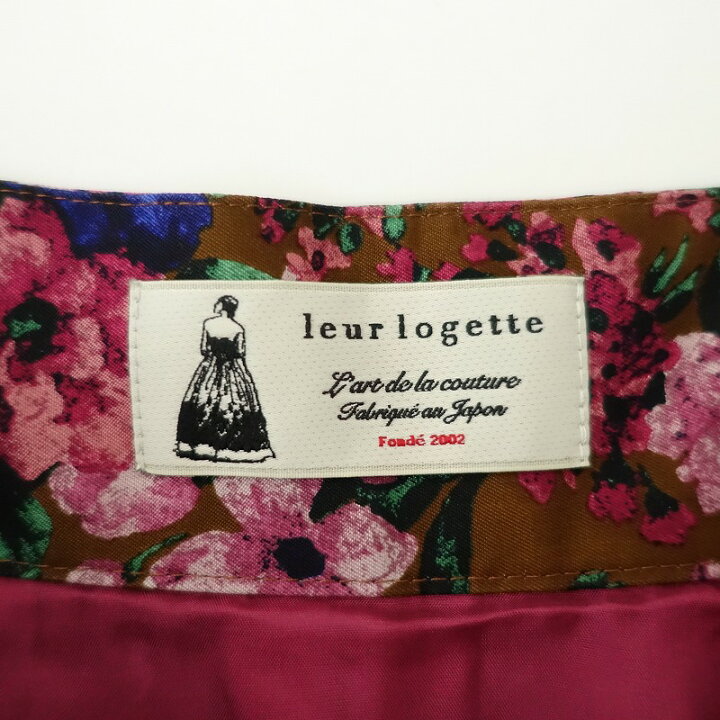 楽天市場】ルールロジェット leur logette フラワープリントティアード 