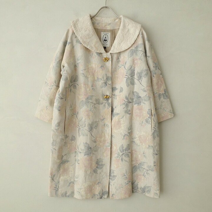 楽天市場】ルールロジェット leur logette シルク混花柄コート 1【中古  