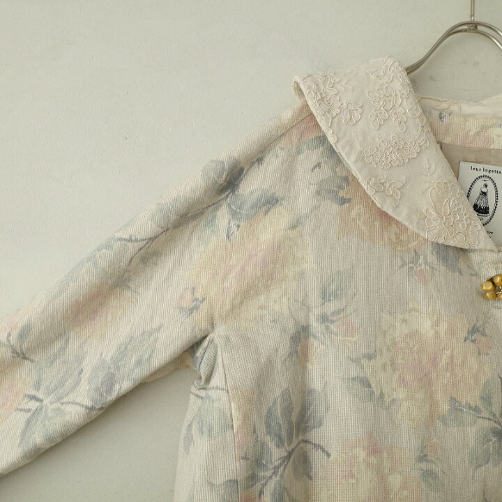 楽天市場】ルールロジェット leur logette シルク混花柄コート 1【中古 