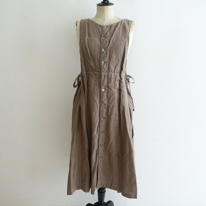 楽天市場】2020/ ネストローブ nest Robe ヘンプエプロンワンピース F 