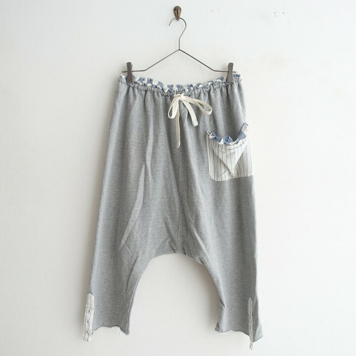 GASA grue ガサ サルエルパンツ 表リネン 裏ガーゼコットン - メルカリ 