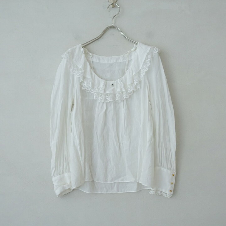楽天市場】フランシュリッペ franche lippee レース付きブラウス M 