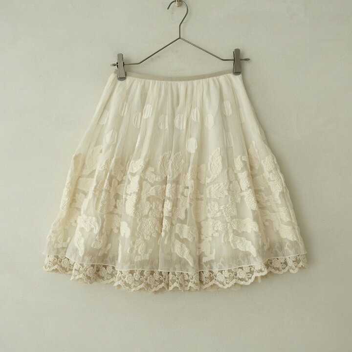 楽天市場】ロイスクレヨン Lois CRAYON レース×楊柳シフォン刺繍  