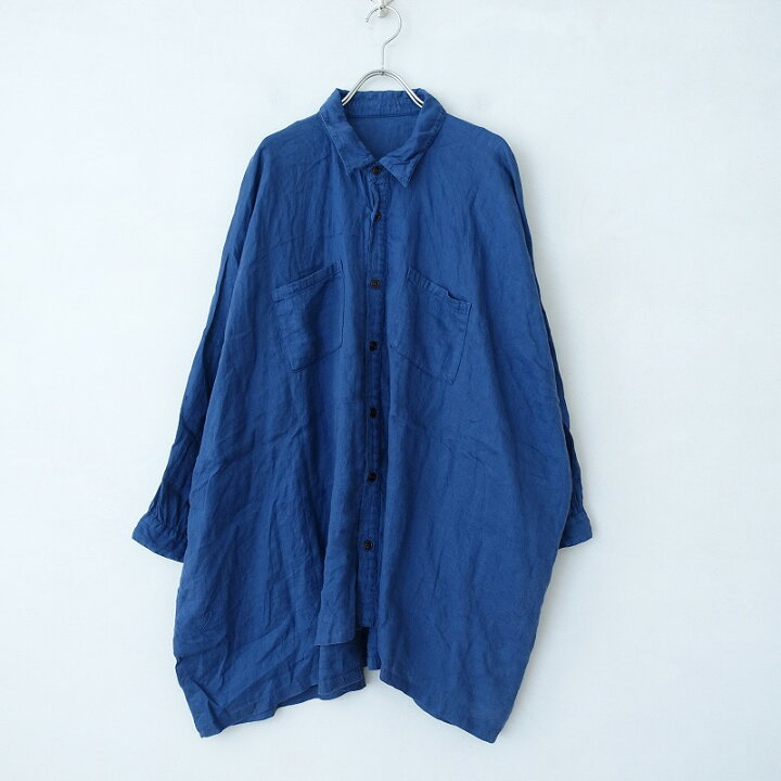 楽天市場】ネストローブ nest Robe リネンビッグシャツ -【中古 