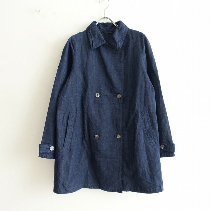 楽天市場】ネストローブ nest Robe ナイロンリネンダブルブレスト 