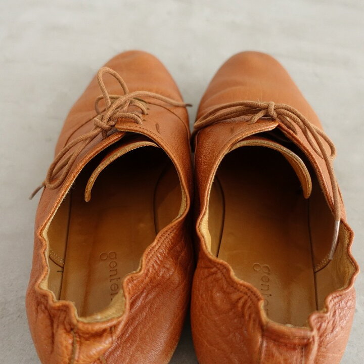 楽天市場】ゲンテン genten レザーレースアップシューズ L/24 23【中古 