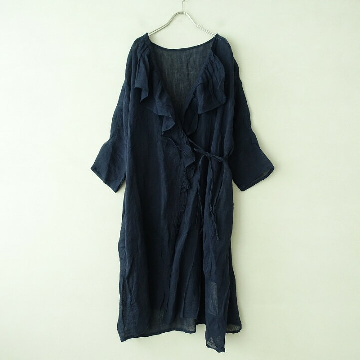 楽天市場】ネストローブ nest Robe リネン混ガーゼフリルカシュクール  