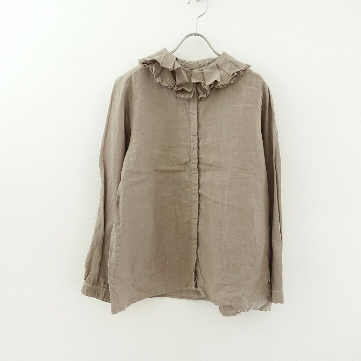 楽天市場】ネストローブ nest Robe リネンリバーレースラッフルカラー 