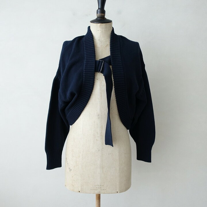 楽天市場】【美品】 ハイク HYKE C/N GANSEY SWEATER BOLERO ガンジー  