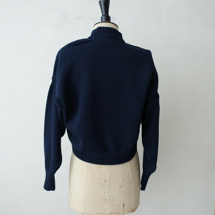 楽天市場】【美品】 ハイク HYKE C/N GANSEY SWEATER BOLERO ガンジー 