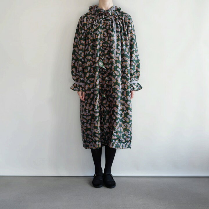 楽天市場】【新品】 ブノン BUNON Embroidery Frill Dress 刺繍入り花 